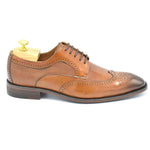 Paolo Vandini Gerard Brogue Leather Shoe - Tan