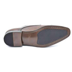 Paolo Vandini Longley Monk Leather Shoe - Dk Tan/Burgundy