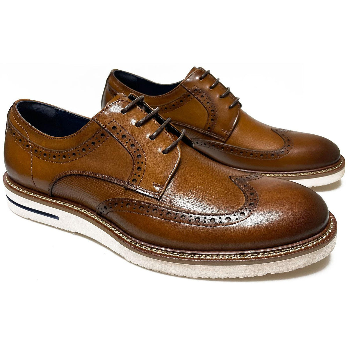 Paolo Vandini Megmillar Derby Leather Shoe - Tan