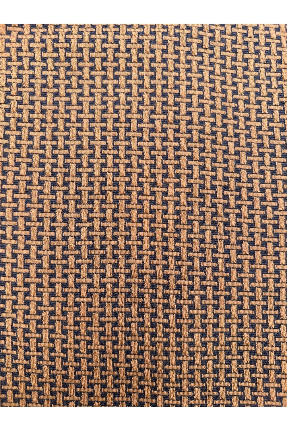 Trojan Basket Knit Zip Panel Polo TR/9031 - Chocolate Brown