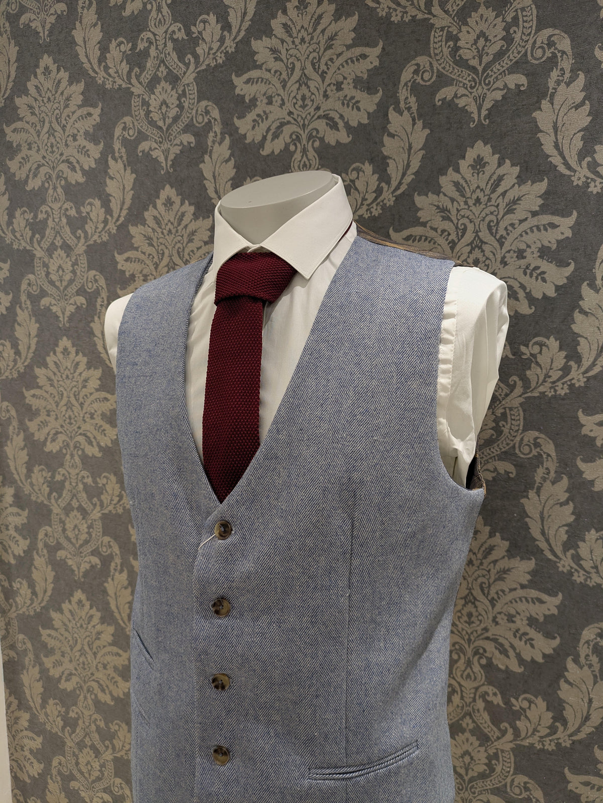 Murphy Waistcoat Sky Blue