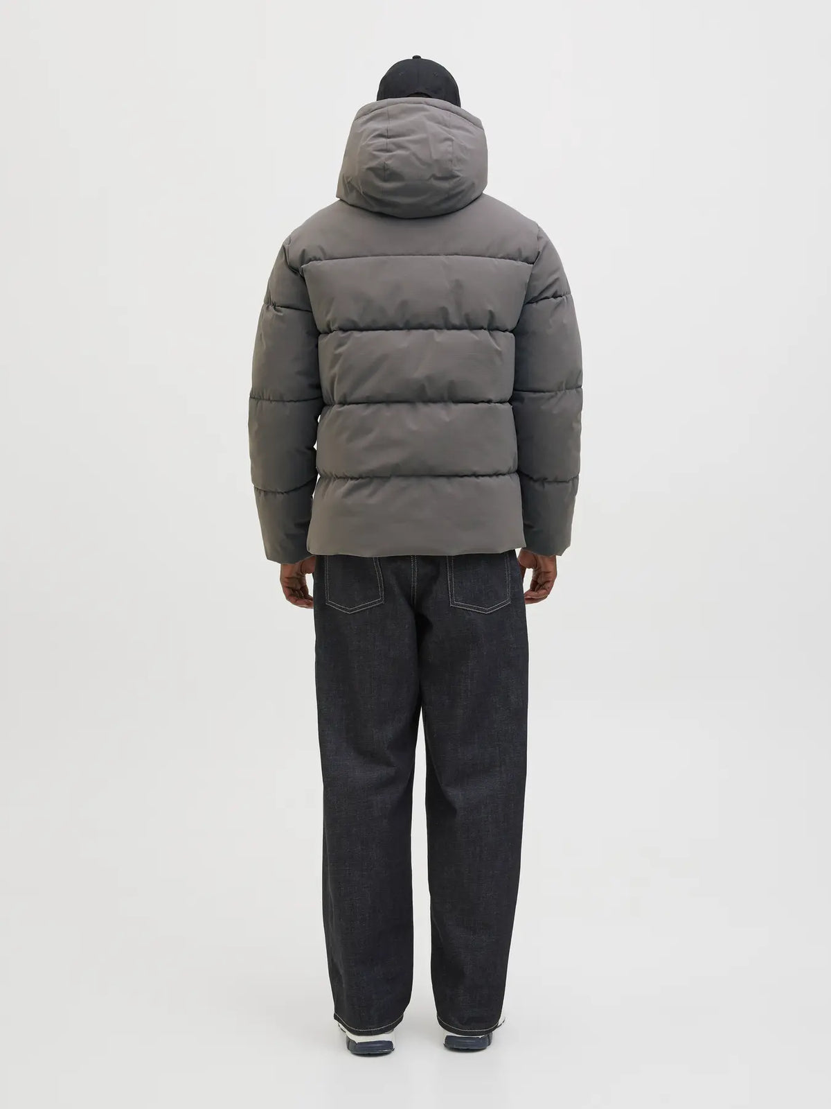 Jack & Jones World Puffer Jacket - Castlerock Grey